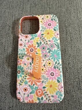 Loopy Case Floral Phone Case with Peach Grip - Pastel Multicolor